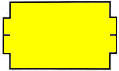 Nor C Labels, 33 x 19mm, 800 Labels per Roll, Yellow, 30 Roll Pack