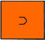 Sato PB216 Labels, 18 x 16mm, 1000 Labels per Roll, Fluorescent Orange, 50 Roll Pack